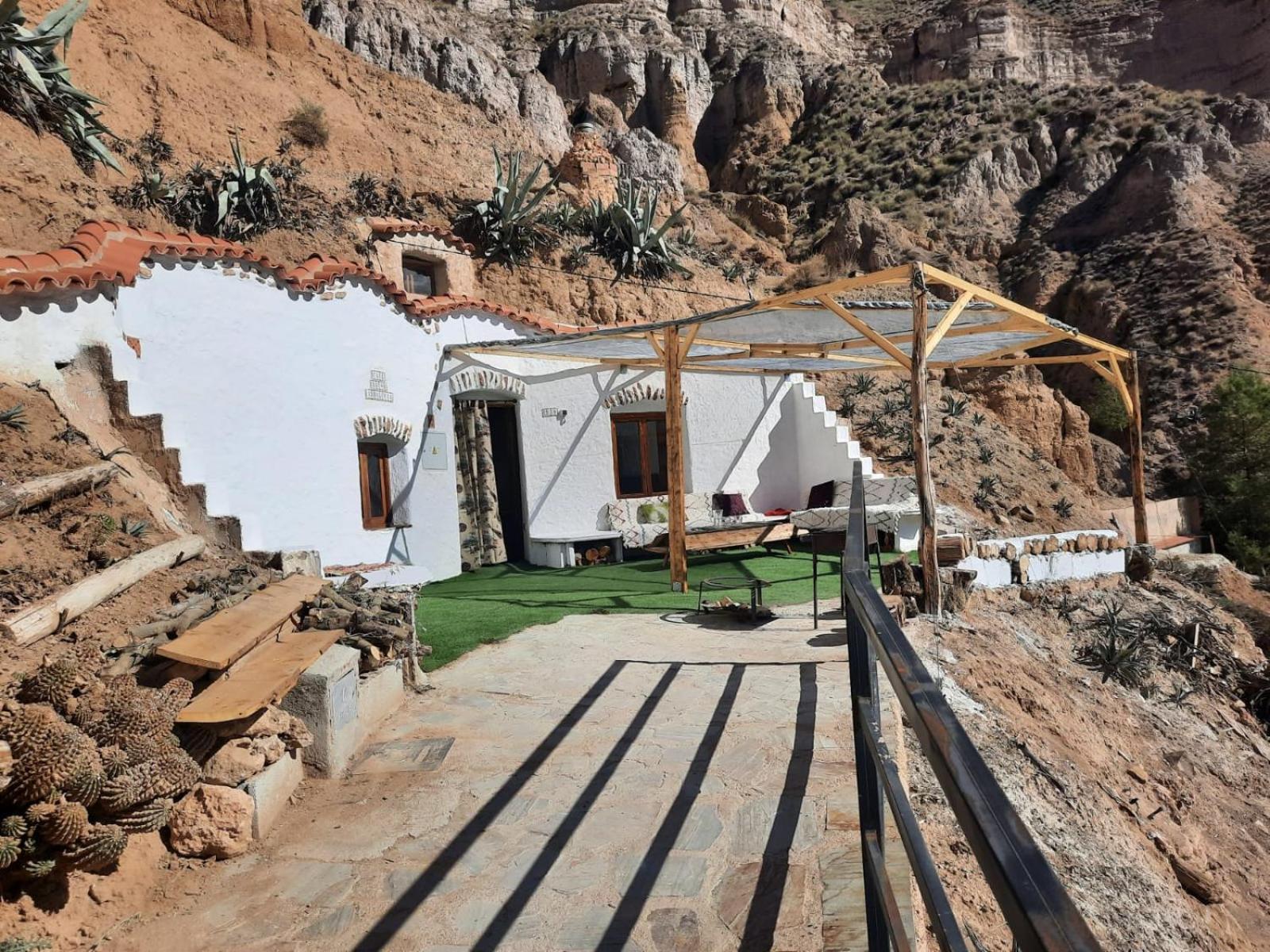 Gorafe Creatively Designed Cavehouse With Jacuzziヴィラ エクステリア 写真